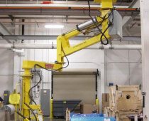 400 lb Roll Handler, 9ft Reach, Powered Overhad Track System